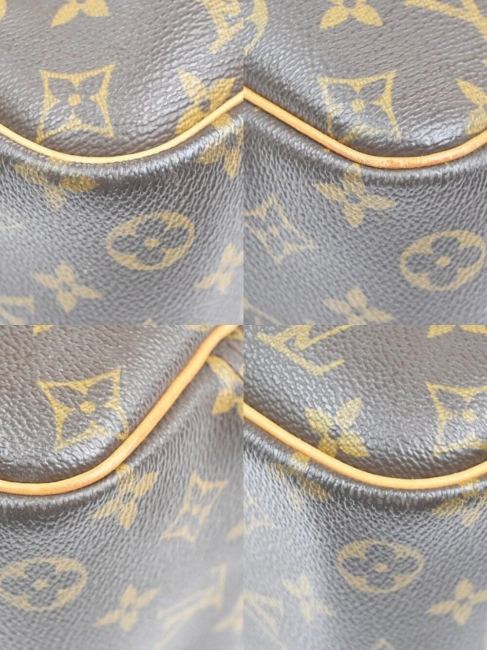 LOUIS VUITTON LV Logo Deauville Hand Bag Monogram Leather Brown M47270 75KC863 - Picture 16 of 16